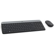 Resim Logitech 920-009435 Mk470 Siyah Kablosuz Klavye Mouse Seti Diğer 
