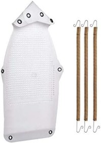 Resim Ütü Altı Plastik Yanmaz Teflon ve Kol Omuz Ütüleme Aparatı Ahşap 