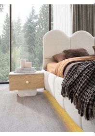 Resim Floransa Mdf Komodin 2 Adet Aytaşı 