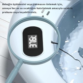 Resim Bebek Minderli Katlanabilir Sıcaklık Algılamalı Küvet 