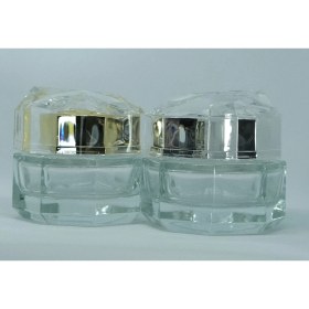 Resim Krem Kutusu 50 ml (2 Adet) Şeffaf Özel Kapaklı Kavanoz 