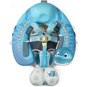 Resim Mambobaby Yüzme Simidi - Dino Hatch, Emniyetli, Gölgelikli Ve Ayak Destekli 