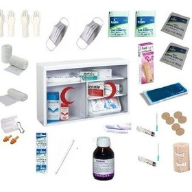 Resim Medikaltec İçi Dolu Plastik Ecza Dolabı 