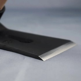 Resim Beylini Çelik Keser Ekonomik Dayanıklı Odun Bahçe Ot Çift Yönlü Ahşap Ergonomik Saplı Profesyonel 