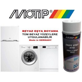 Resim Motip Beyaz Eşya Boyası 400Ml Bulaşık Makine Beyazı 