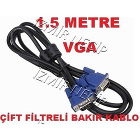 Resim 1 5 Metre Vga Okullar Kurumlar Ofisler Için Kablo 