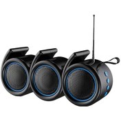 Resim Concord 666SRGB Solar Güneş Enerji FM Radyo Rgb Ledli Bluetooth 