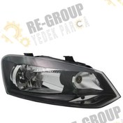 Resim İthal VW POLO ÖN FAR TEKLİ VALEO TİP 2010-2017 SAĞ 6R1941016E 