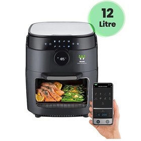 Resim Wiami Airfryer Oven 12 Lt Hava Fritözü Siyah Wiami Türkiye Garantili