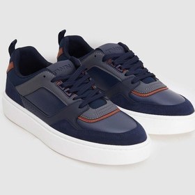 Resim D's Damat Lacivert Kalın Beyaz Tabanlı Bağcıklı Sneaker Ayakkabi 3ec09ort0380 Lacivert 