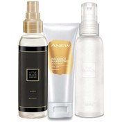 Resim Avon Little Black Dres Pur Blanca Vücut Spreyi Ve Anew Radiance Maximising Gold Yüz Maskesi Seti 