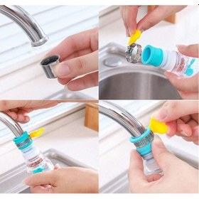 Resim River World Musluk Başlığı Pervaneli Ve Oynar Başlıklı Taşlı 