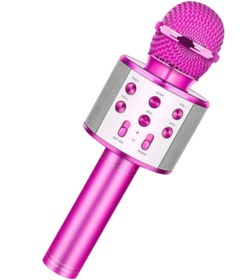 Resim Genel Markalar Kablosuz Karaoke Mikrafon Bluetooth Mp3 Çalar Sd-usb-aux Girişli 