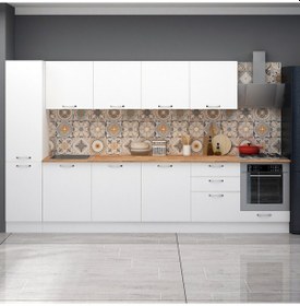 Resim Fly180498-340 Cm Filipa Ank Modüllü Ve Boy Dolaplı Mutfak 