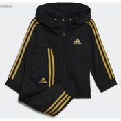 Resim adidas Essential Shiny Hooded Tracsuit Bebek Eşofman Takımı Hr5874 