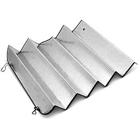 Resim Çift Tarafı Metalize Sert Balonlu Lüx Ön Cam Güneşliği 140 X 70 