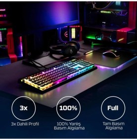 Resim HyperX Alloy Elite 2 HKBE2X-1X-UK/G Red Switch Kablolu Mekanik Oyuncu Klavyesi Teşhir 