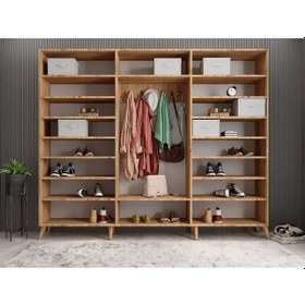 Resim Açelya Portmanto Vestiyer Çam Beyaz 240 cmM6 