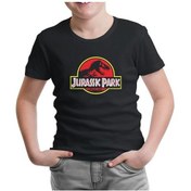 Resim Jurassic Park - Shadow Siyah Çocuk Tshirt 