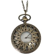 Resim Klasik Kuvars Köstekli Cep Saati Bronz Antika Kolye Zincirli Hot 554020209 