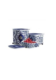 Resim Tupperware Su Çini Set 3'Lü Saklama Kabı Hsgl N1143476 