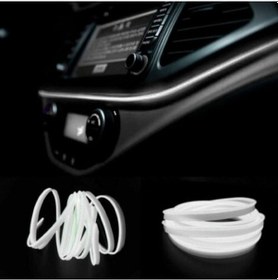 Resim Araç Araba Içi Torpido Ledi Renkli Ip Neon Ip Led 2 Metre Beyaz NEON (01) 