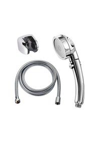 Resim Su Tasarruflu Duş Başlığı Aç Kapa Özellikli 3 Kademeli Su Akış Ayar Fonksiyonu 