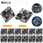 Resim Yüksek Kaliteli Ses Alıcı Modülü, Type-C/Micro Seçenekli, Yeni Versiyon 5.0 Ses Alıcı Modülü MP3 Çözücü Amplifikatör Kartı, DIY Yaratım İçin Uygun, Bilimsel Eğitim Bileşenleri, ESP32 Raspberry Pi STM32 İçin Uygun 