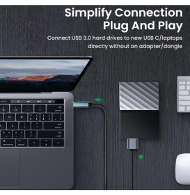 Resim Zerzembe USB Type C To Micro B Hard Disk Kablosu 1 Metre 