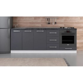 Resim Minar 230 cm Mutfak Dolabı Beyaz Antrasit 230-A6-ALT Modül 