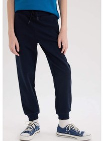 Resim DeFacto Erkek Çocuk Beli Paçası Lastikli Pike Basic Düz Eşofman Altı B5755A825SPNV253 