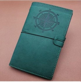 Resim Pusula Deri Defter Hediyelik 