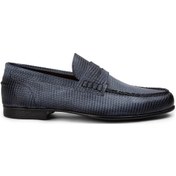Resim Deery Hakiki Deri Gri Erkek Loafer Ayakkabı - 01978mgrıc01 Gri 