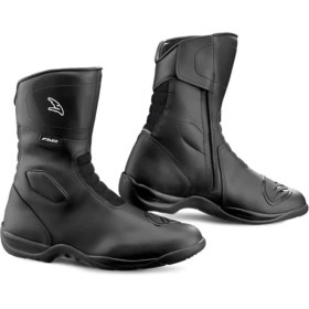 Resim Falco Motosiklet Botu Libiterty 3 Touring Siyah Motorcu Bot 