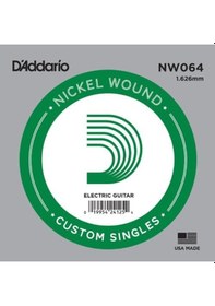 Resim Daddario Nw064 Elektro Ve Akustik Tek Tel Nickel Wound, .064 