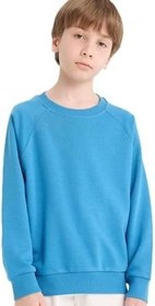 Resim DeFacto Bisiklet Yaka Basic Düz Okul Sweatshirt Erkek Çocuk 