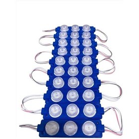 Resim Modül 3 Led 3w Kablolu Parmak Led 5 Adet Mavi Renk 
