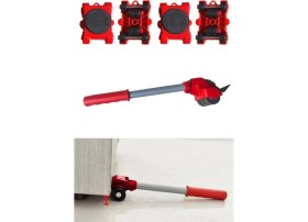 Resim Mbois Pratik Tekerlekli Basit Pratik Ağır Beyaz Eşya Mobilya Taşıma Kaydırma Aleti Aparatı Seti 