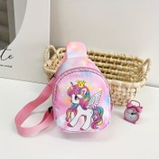 Resim 1 adet Çocuklar için Messenger Çantası, Naylon Göğüs Çantası, Günlük Omuz Çantası, 3-6 yaş arası çocuklar ve 3,2 fit/1 metre boyunda olanlar için uygun, Hediye için ideal seçim 