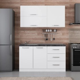 Resim Evim 150 Cm Mutfak Dolabı Beyaz 150-B1 