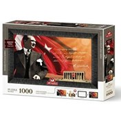 Resim Atatürk ve Anıtkabir Çerçeveli Puzzle 1000 Parça 