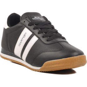 Resim Slazenger Oleg G Siyah-Beyaz Kadın Spor Ayakkabı 