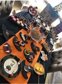 Resim Halloween Cadı Şapkası Bardak Altlığı Diğer 