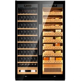 Resim Raching SD800-MX Elektronik Puro Dolabı - Şarap Dolabı Siyah 