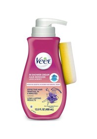Resim Veet Bacak Ve Vücut Bölgesi için Tüy Dökücü Krem 400 ML + Sünger 