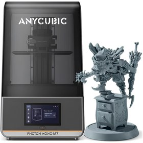 Resim Anycubic M7 Pro 14K Reçineli 3D Yazıcı Wash & Cure 3 Plus Yıkama ve Kürleme Seti 2 KG Reçine Hediyeli 