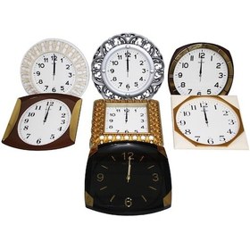 Resim Düz Duvar Saati Karışık 5496 Çok Renkli 