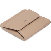 Resim Bej Deri Unisex Kredi Kartlık - S1KK00001581-B56 