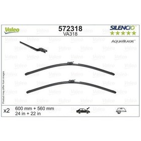 Resim Valeo 572318 - Sılecek Supurgesı Takımı 600mm / 560mm Mercedes S 