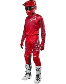 Resim Alpinestars Racer Hoen Kros Motor Jerseyi Kırmızı 